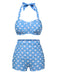 ‍2PCS 1950s Polka Dots Bikini Set (70% off)