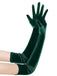 Velvet Party Solid Vintage Long Gloves