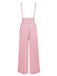 [Pre-Sale] Pink 1930s Solid Suspender Pants