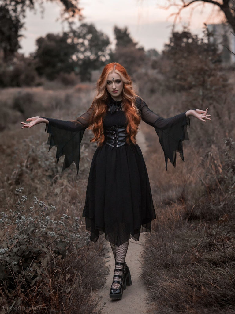 Halloween Gothic Steampunk Lace Dress