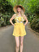 Yellow 1950s Sunflower Halter Romper