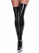 Halloween Shiny Leather Thigh High Stockings