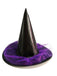 Purple Pointed Halloween Leather Witch Hat