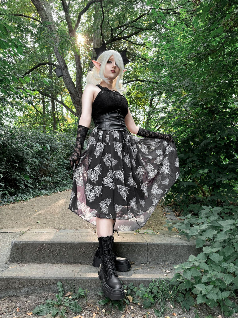 Halloween Gothic Steampunk Lace Dress