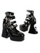 Vintage Skull Steampunk Gothic High Heel Shoes