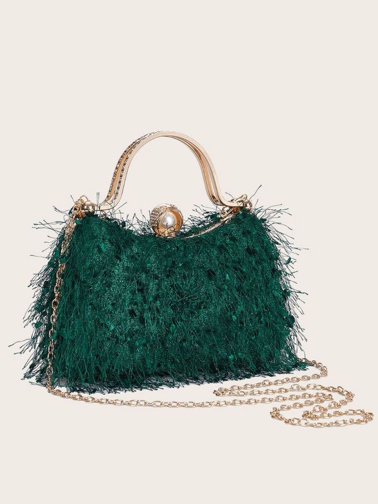 Vintage Tassel Evening Handle Bag