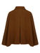 Camel Color 1940s Lapel Cape Coat