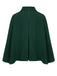 Green 1940s Lapel Cape Coat