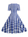 1950s Vintage Sweetheart Bow Swing Dress