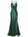 1920s V-Neck Side Slit Sequined Sling Dress