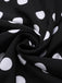 [Pre-Sale] Black 1960s Polka Dot Bow Pencil Dress