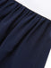 Dark Blue 1940s Boat Neck Stripe Dress