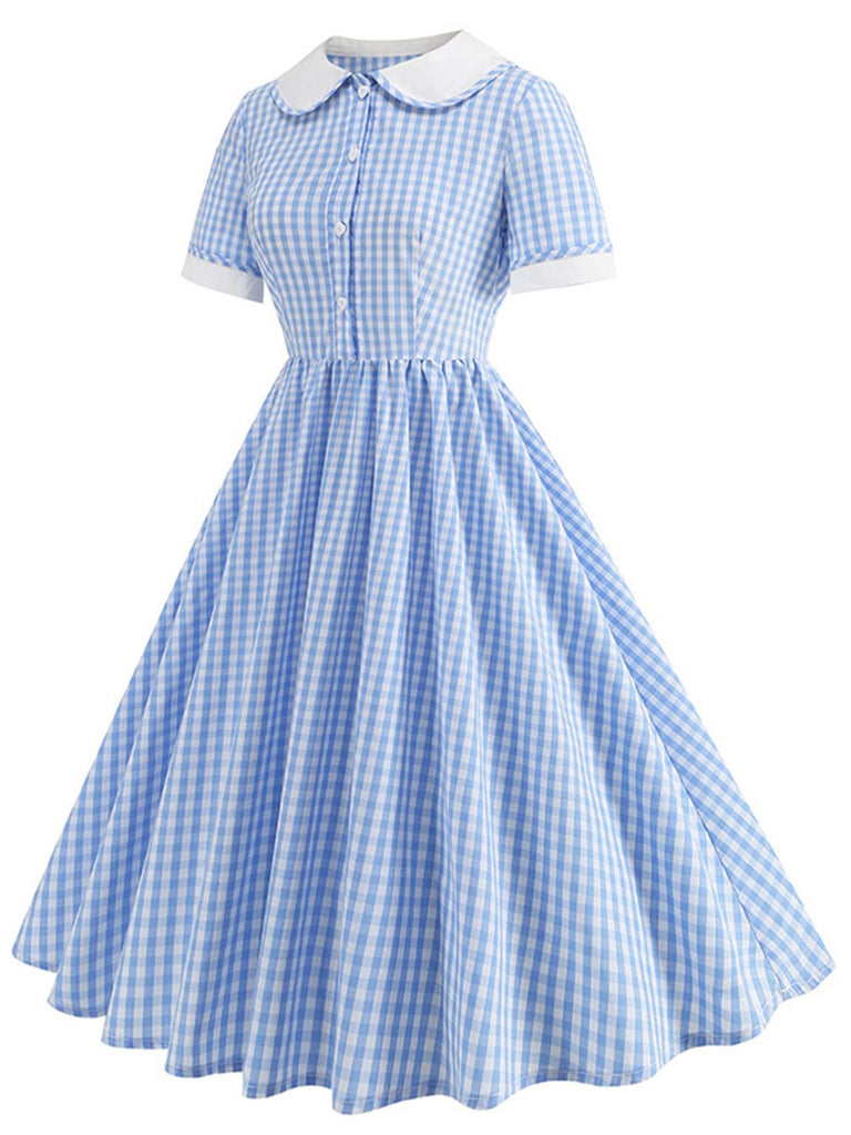 1950s gingham dress hotsell