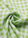 Green 1960s Waist Tie Gingham Mod Dress