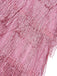 Pink 1920s Spaghetti Strap V-Neck Fringe Dress