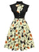 [Pre-Sale] Yellow 1950s Halloween Bow Lapel Dress