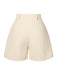 [Pre-Sale] Cream Color 1940s solid shorts