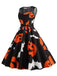 1950s Halloween Lace Patchwork Sleeveless Dress