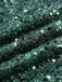 Green 1930s Sequined Glitter Prom Mermaid Dress