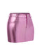 1960s High Waist Shiny Metallic Mini Skirt