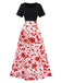 Black & Red 1950s Halloween Blood Stain Dress