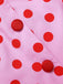 [Pre-Sale] Pink 1960s Polka Dots Halter Pencil Dress