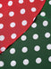 [Pre-Sale] Red & Green 1950s Polka Dots Bowknot Dress