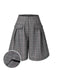 [Pre-Sale] Gray 1950s Flap Pockets Glen Plaid Shorts