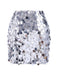 1980s Party Sequined Mini Pencil Skirt