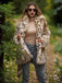 Leopard 1940s Imitation Fur Coat With Belt