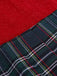 [Pre-Sale] Red 1950s Tartan Plaids Patchwork Pleated Dress