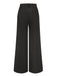 2PCS Black 1930s Halter Vest Top & Wide Leg Pants