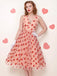 [Pre-Sale] Pink 1950s Halter Heart Mesh Dress