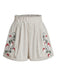 1940s Mushroom Embroidered Corduroy Shorts