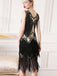 [Pre-Sale] Black 1920s Multi-Layered Sequined Fringe Dress