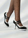 Retro Mary Jane Chunky High Heels Shoes