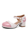 Retro Mary Jane Round Toe High Heel Shoes