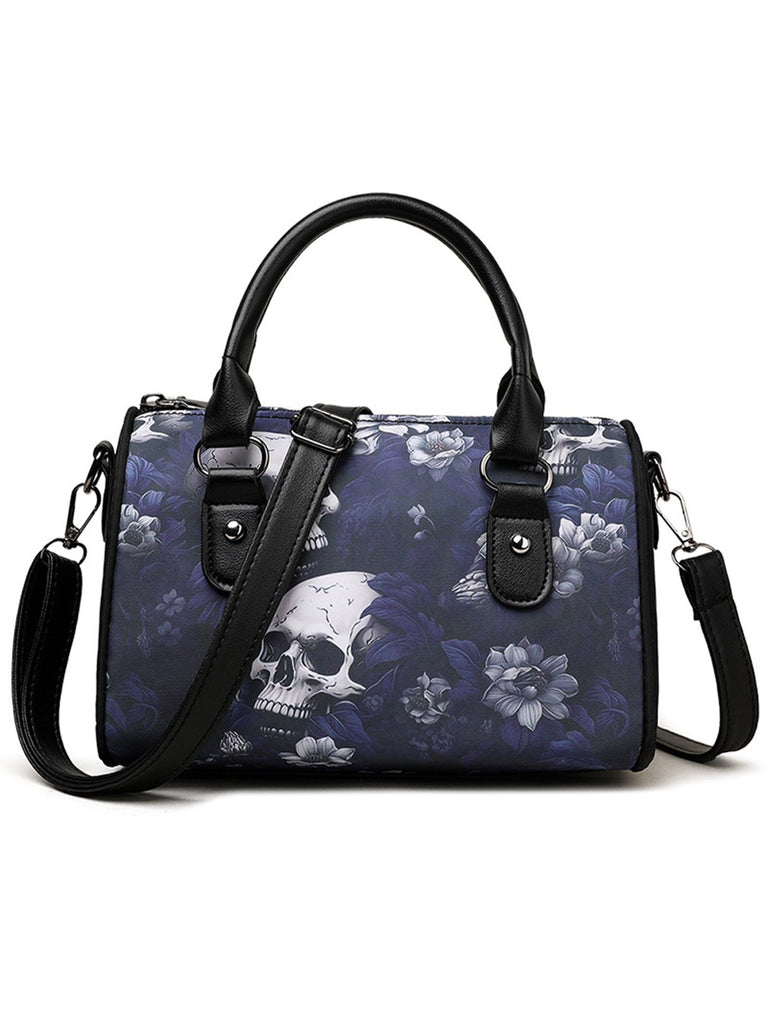 Vintage Floral Skulls Multipurpose Halloween Bag