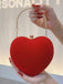 Vintage Velvet Heart Handle Bag