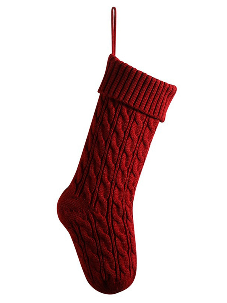 Christmas Stockings Knitted Gift Bag