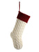 Christmas White Patchwork Stocking