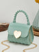 Patent Leather LOVE Handle Mini Handbag