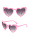 Vintage Curved Heart Frame Sunglasses