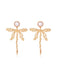 Retro Pearl Dragonfly Wire Dangle Earrings