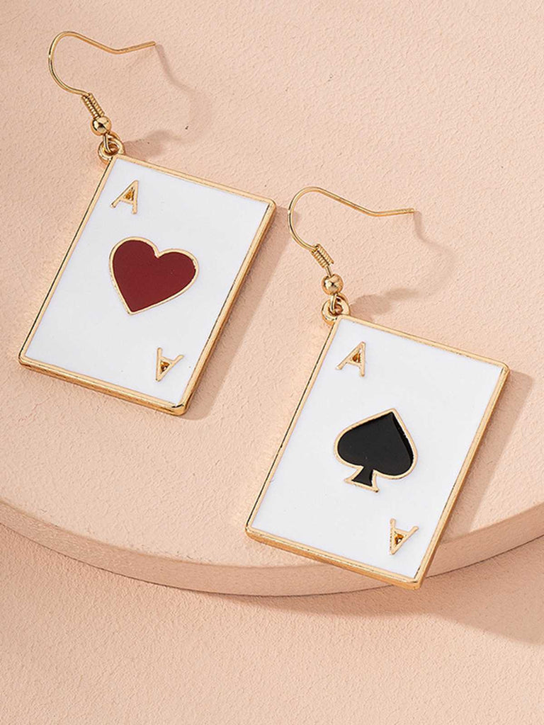 Vintage Playing Cards Earrings