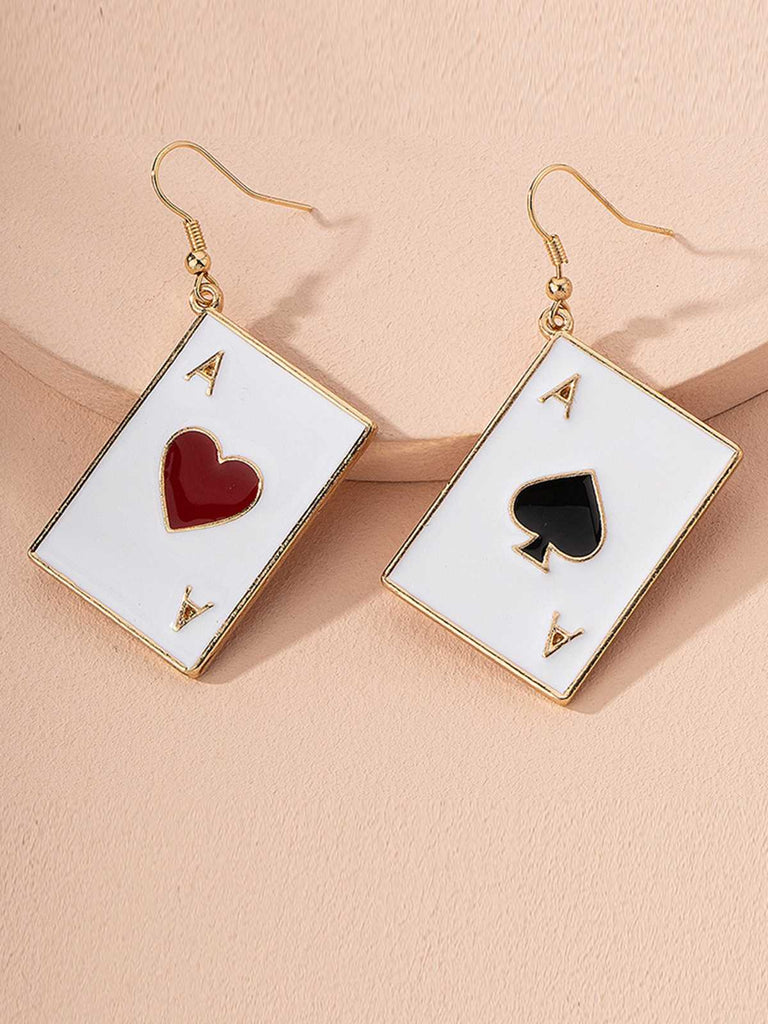 Vintage Playing Cards Earrings