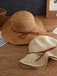 Vintage Bow Wide Brim Sun Hat