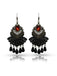 Halloween Vintage Ruby Beading Earrings