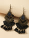 Halloween Vintage Ruby Beading Earrings