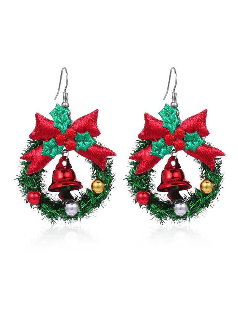 Christmas Elements Cute Dangle Earrings